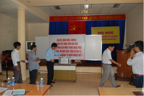 Hội nghị công đoàn ngành xây dựng Kon Tum Quý III/2013